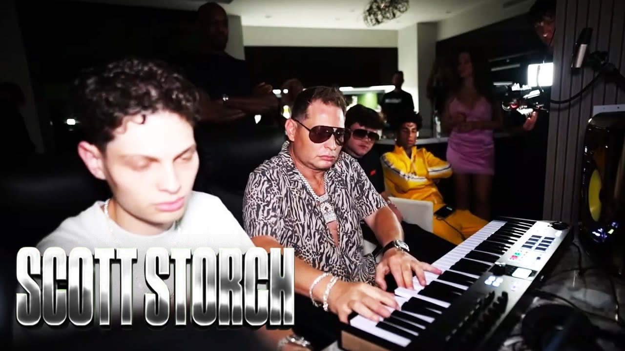 Scott Storch Makes a LIVE Beat at a Party! 🎧☁️