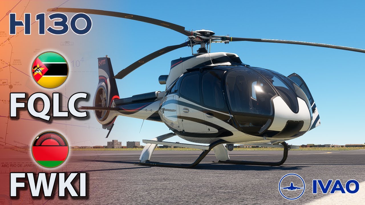 FQLC (VXC) - FWKI (LLW) | AIRBUS H130 T2 #msfs2020 #flightsimulator #cowansim