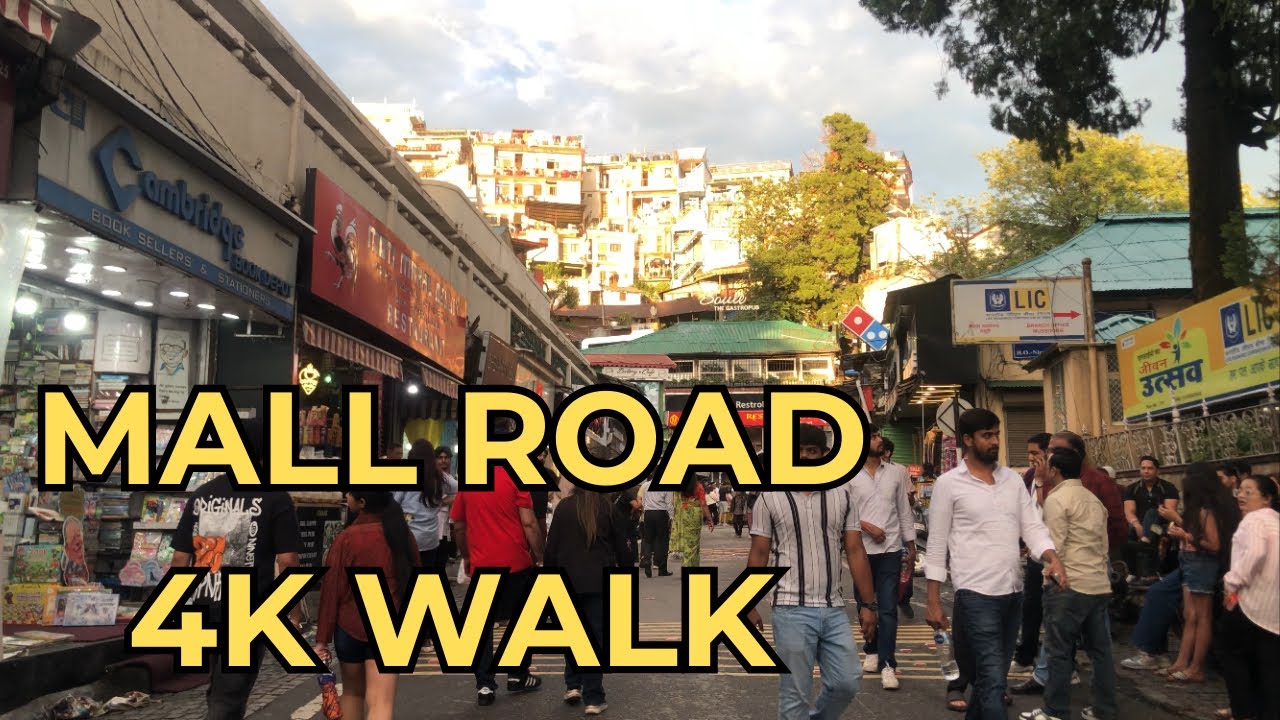 Mall Road Mussoorie: 4K Walk After Rain 🌧️ (Don&rsquo;t miss the end for stunning Himalayan views!) 