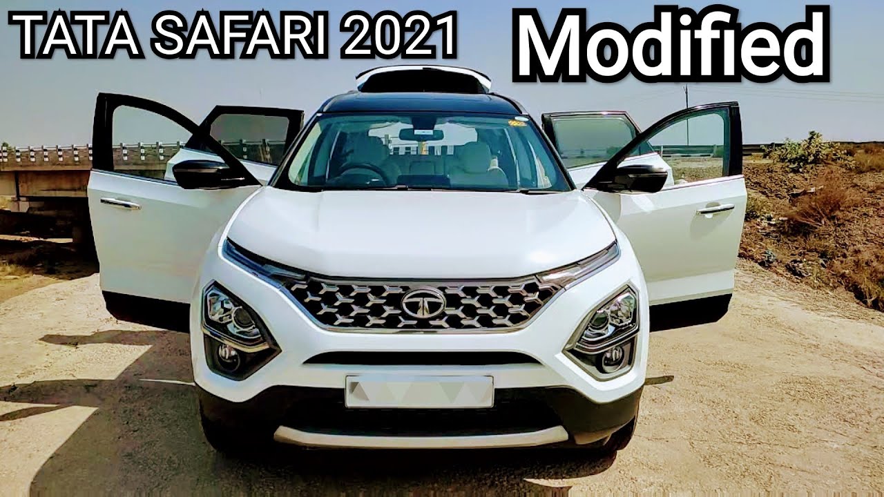 Tata Safari 2021 Top Model  Modified | Tata Safari 2021 Official Accessories