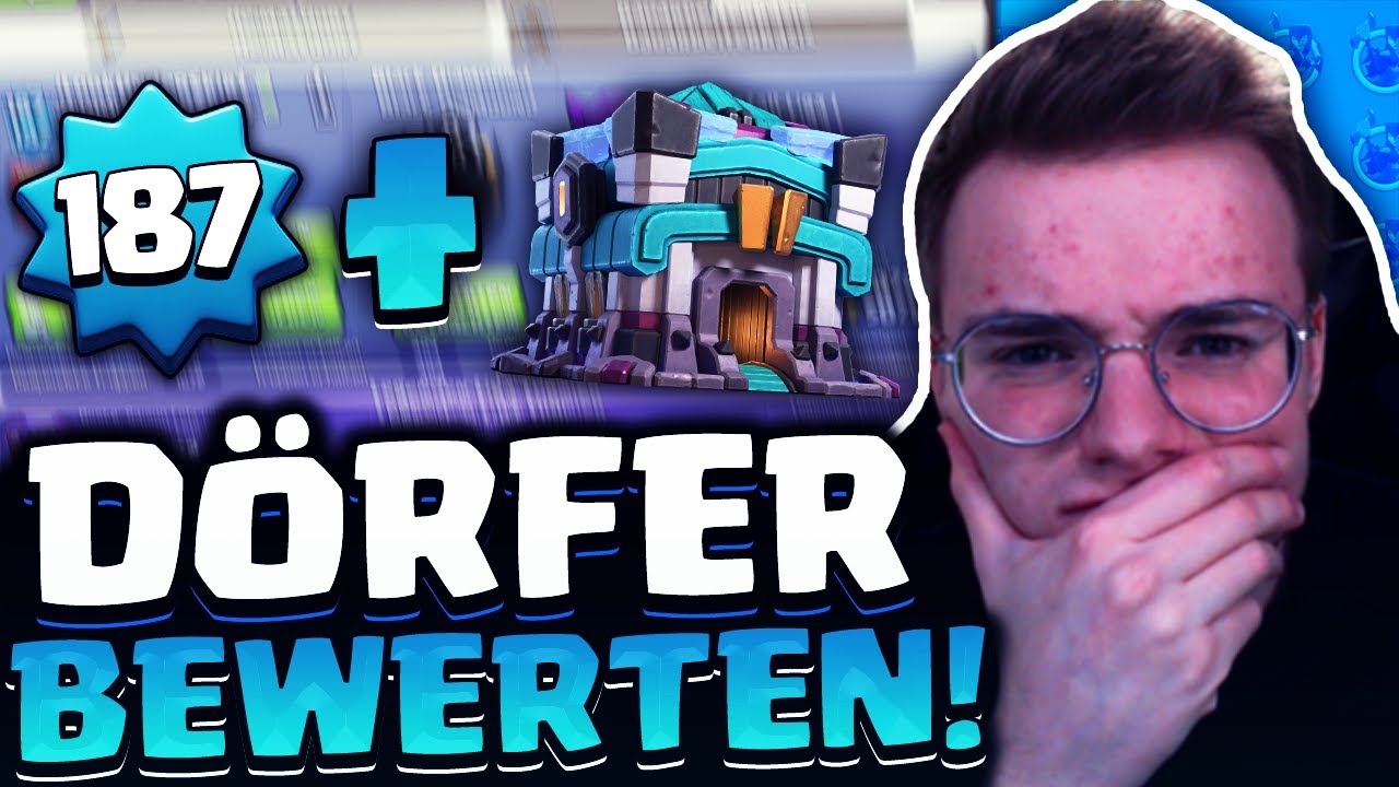 😳ER IST LEVEL 187!!! | Ich bewerte EURE Dörfer! | Clash of Clans Deutsch