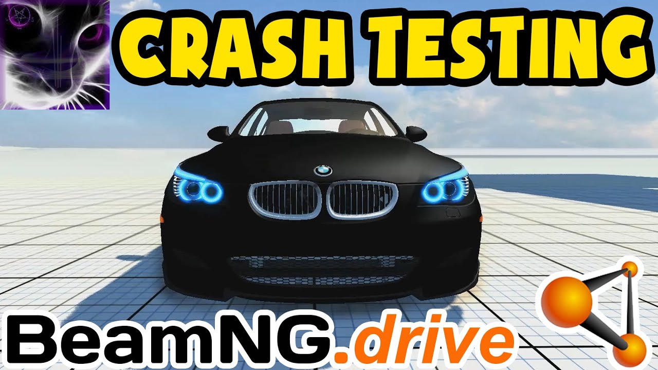 BMW M5 Crash Testing in BeamNG drive