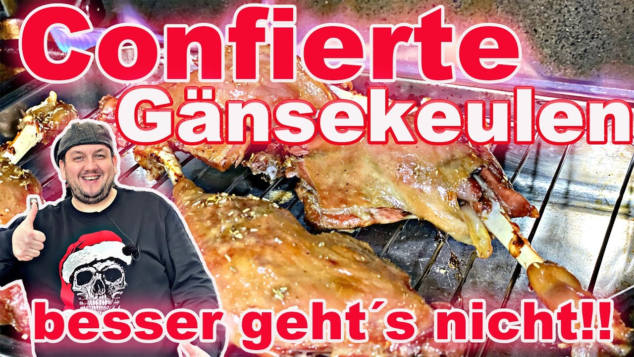 Confierte G&auml;nsekeulen - super saftig bestes Rezept