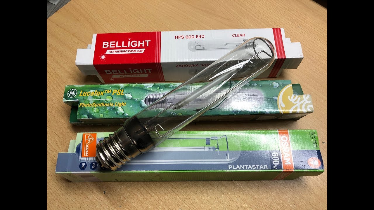 Как выбрать ДНаТ для растений? Сравнение, спектр ДНаТ. Сравнение HPS: Bellight, Lucalox, Osram.