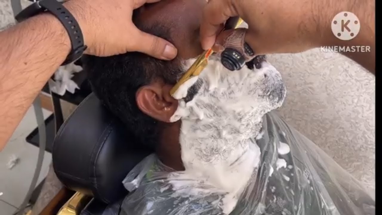 ASMR Full Sleep Shaving &vert; Traditional Straight Razor Barber Sounds