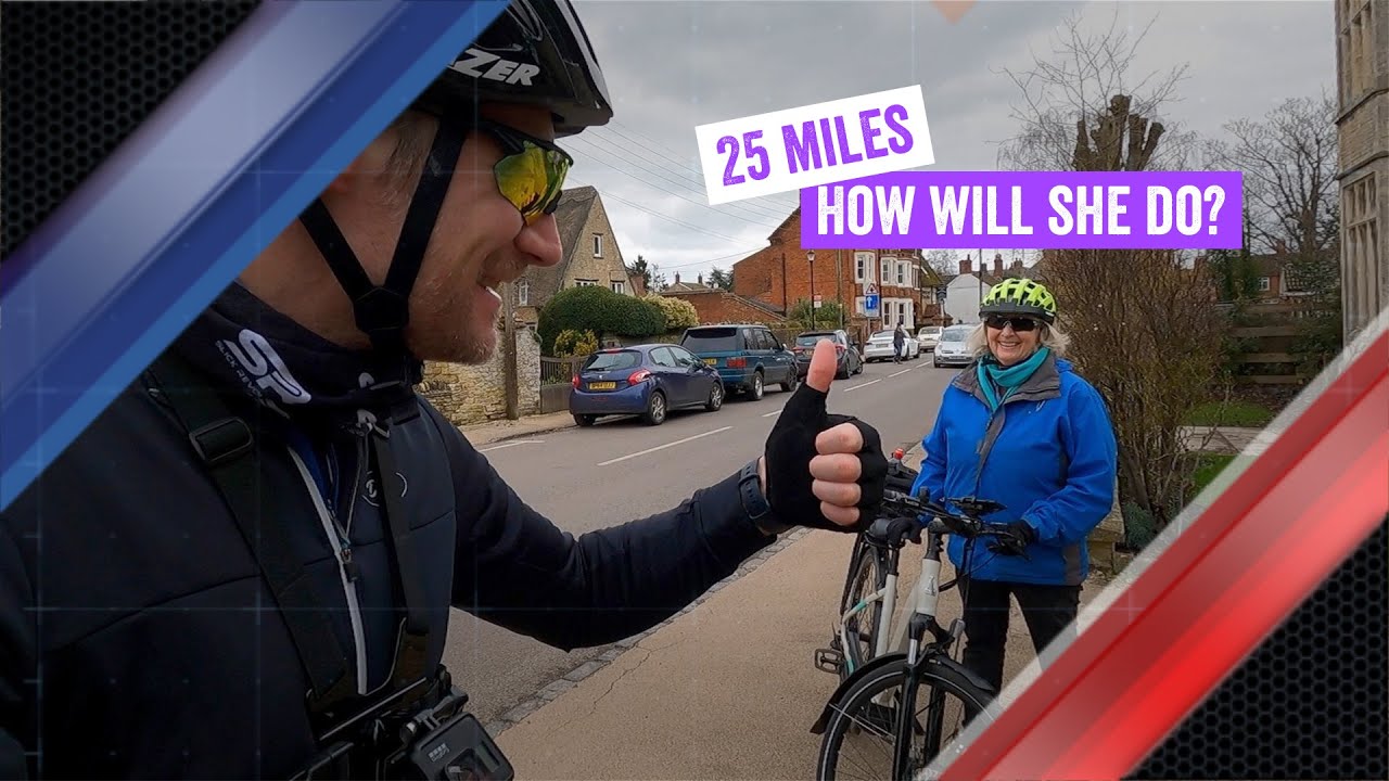 Can Mum ride 25 miles with me?