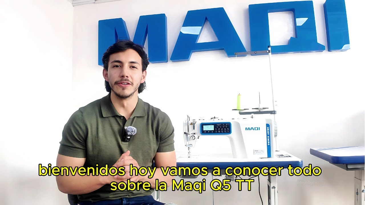 Nueva máquina plana inteligente MAQI Q5Tt de ultima tecnología