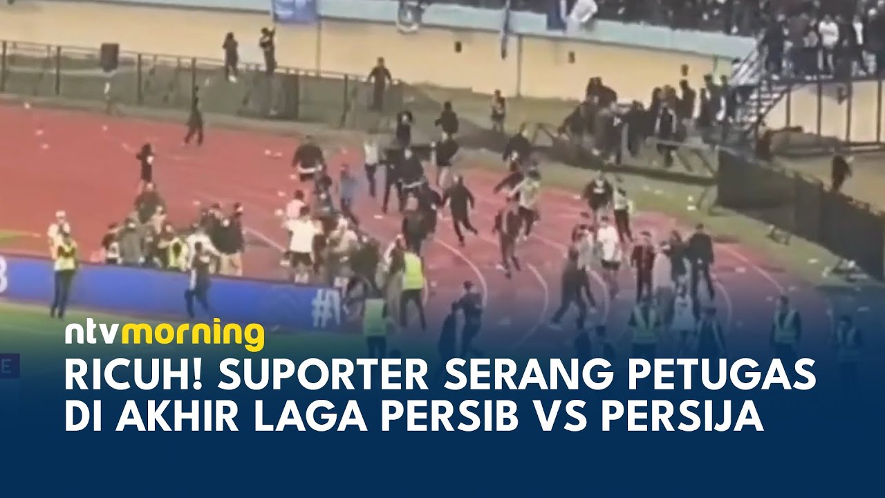 Suporter Bobotoh Ricuh Usai Laga Persib Vs Persija di Stadion Si Jalak Harupat | NTV MORNING