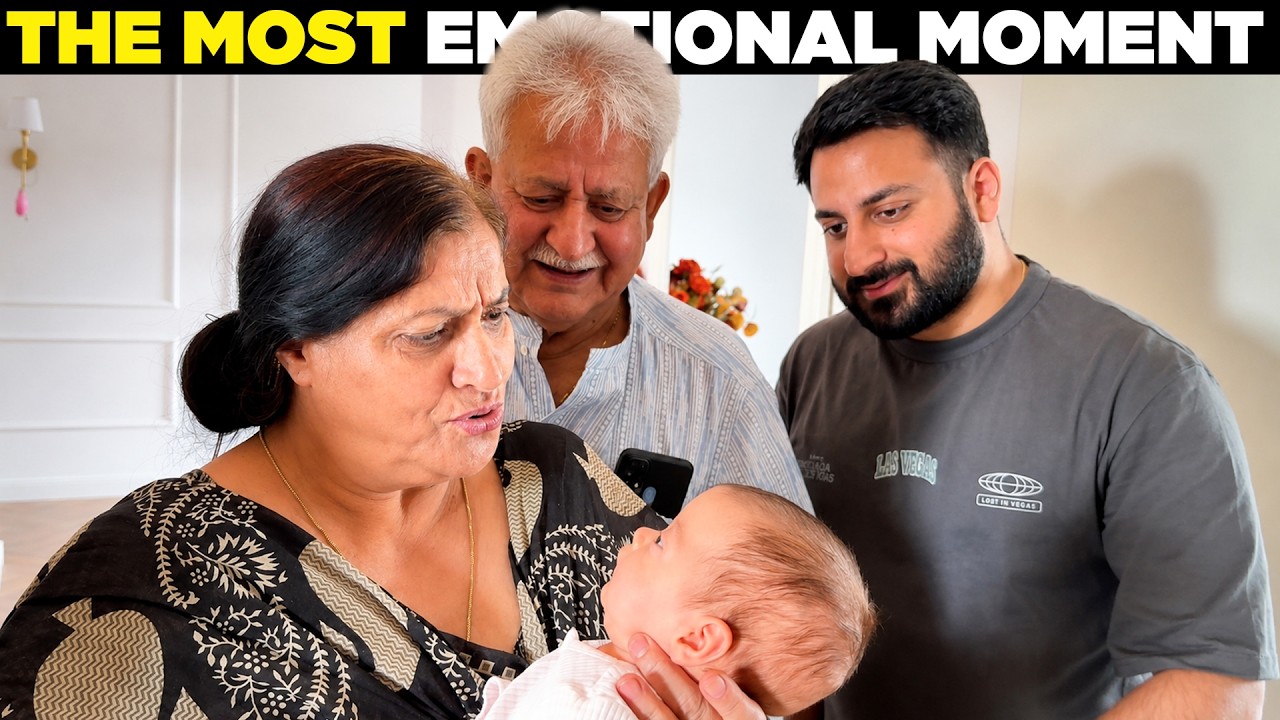 Indian Family Meets Our Indo-Polish Baby For The First Time