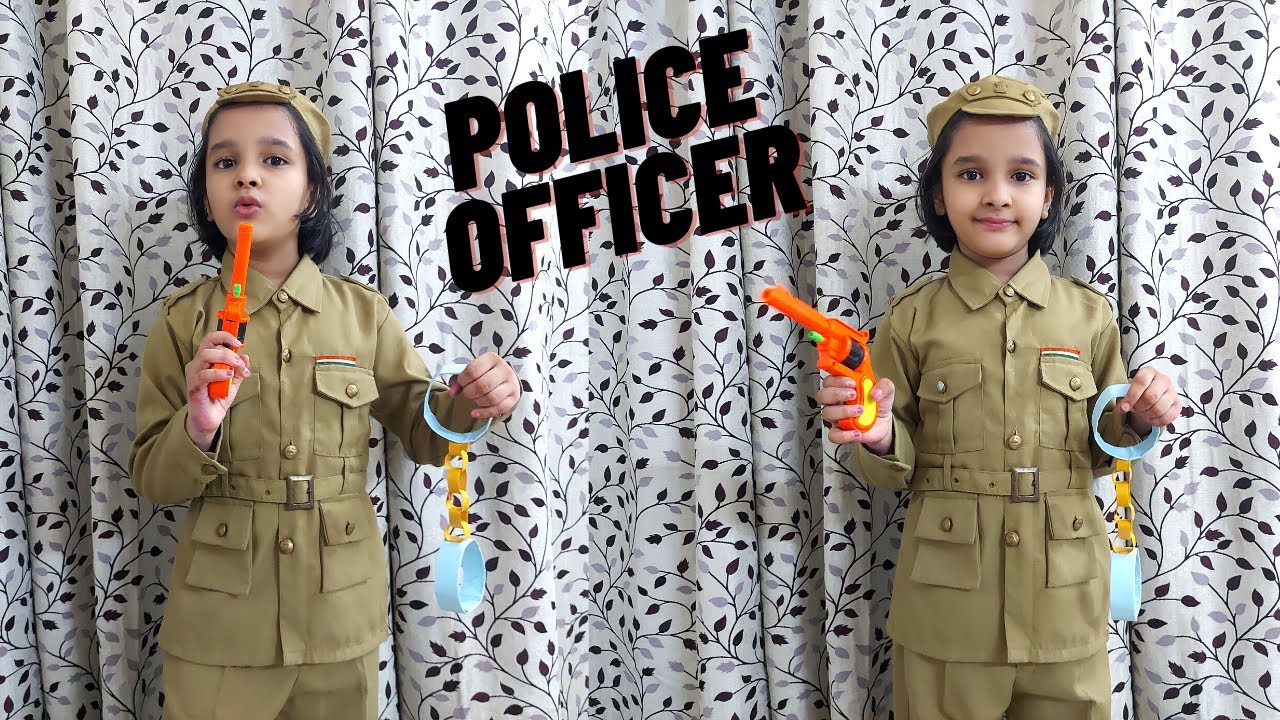 Police Officer | Community Helper Role Play | English Speech for Kids