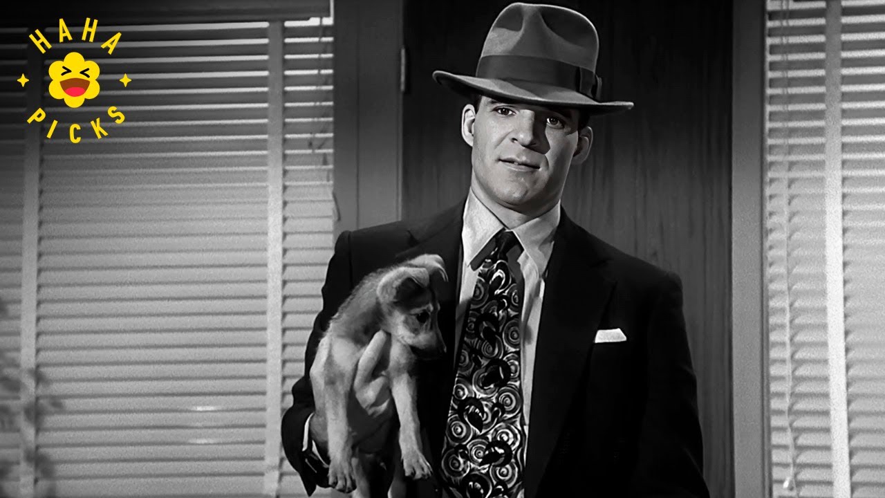 Steve Martin's Puppy Scene | Dead Men Don't Wear Plaid