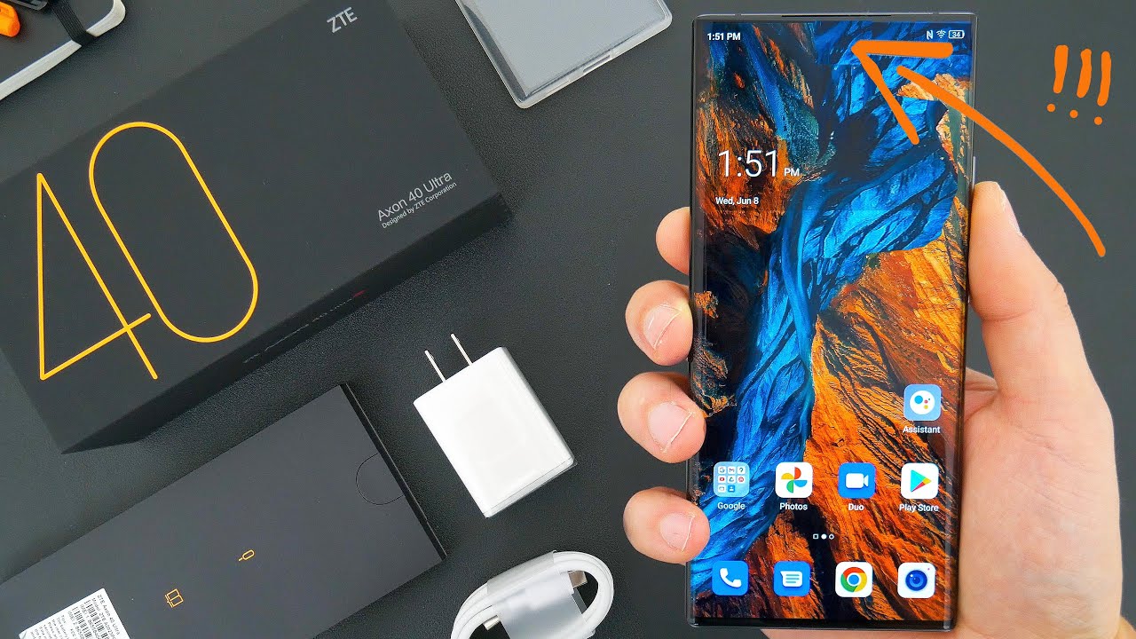 ZTE Axon 40 Ultra Unboxing - The Best Hidden Selfie Camera Yet!