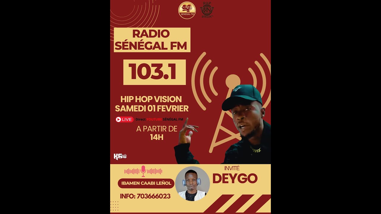 🔴DIRECT | HIP HOP VISION avec IBAMEN  invité DEYGO  01-02-2025
