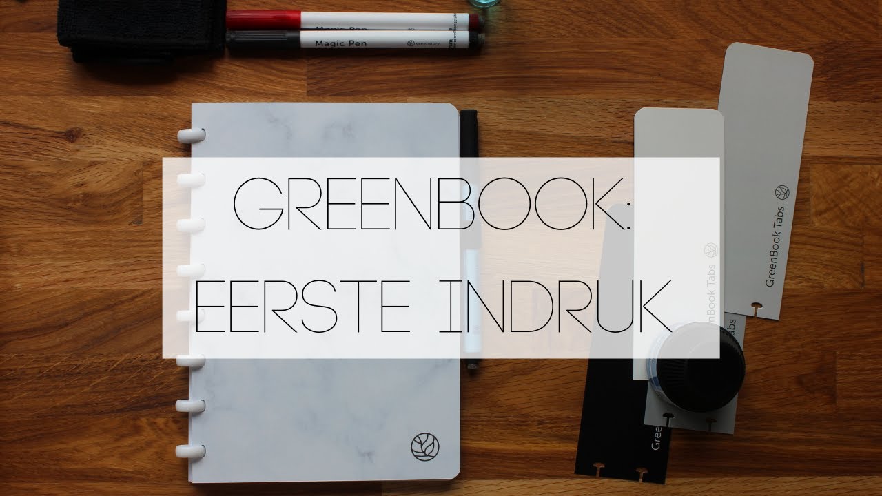 Uitwisbare planner Greenstory book / greenbook / unboxing en eerste indruk