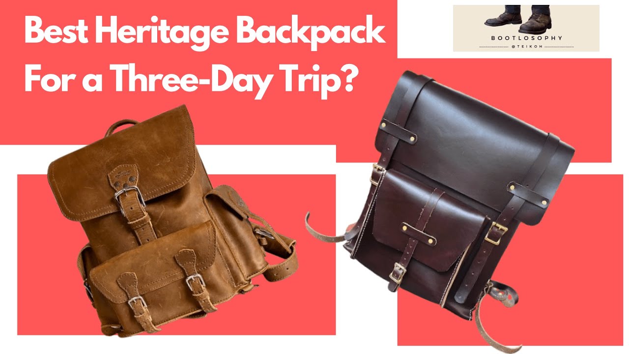 Dale’s Leather Works Scout Backpack v Saddleback Leather Front Pocket Backpack on a Three-Day Trip