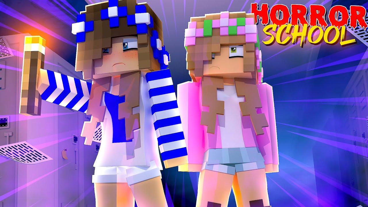 TRAPPED IN HAUNTED HIGH! (Minecraft Little Carly).