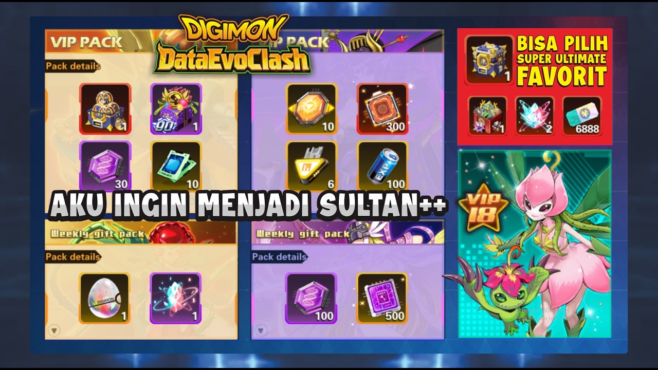 Akirnya Aku TOP UP -  DIGIMON Dataevo Clash