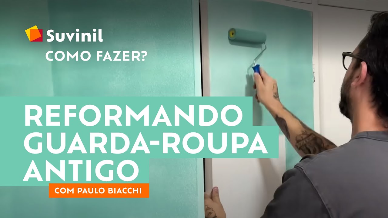 Como reformar um guarda-roupa antigo? Aprenda com o @paulobiacchi