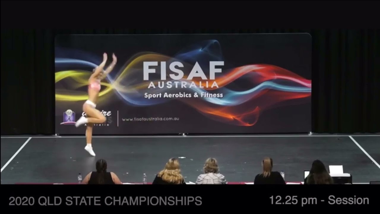 Nicole Courtie - Gold Coast Sport Aerobics - FISAF Australia State Championships 2020