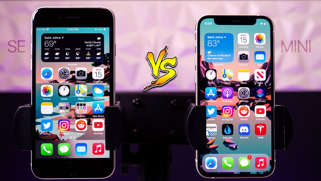 iPhone 12 Mini vs iPhone SE (2020) - Full Comparison!