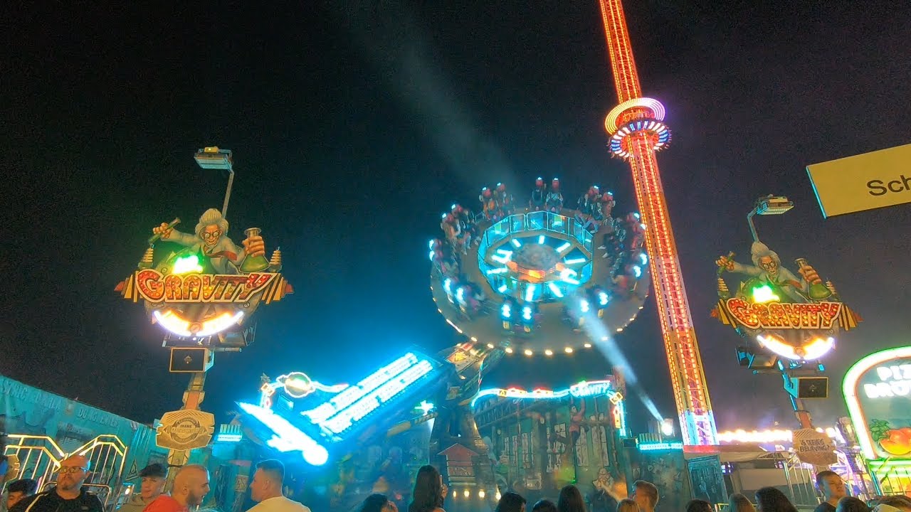 Cranger Kirmes 2022 - Tag - Nacht - Feuerwerk