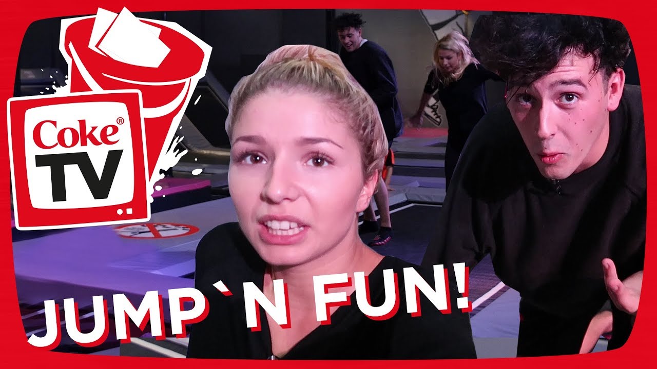 Trampolin Park CrispyRob & Nicole Cross | #CokeTVBucketlist