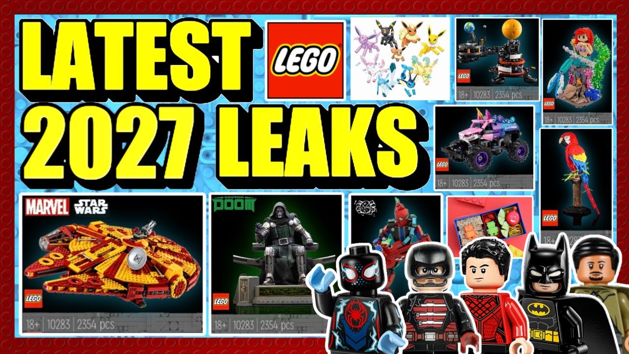 БЕЗУМНЫЕ НОВЫЕ УТЕЧКИ LEGO! Marvel, Star Wars, Creator, Technic, Pokemon И МНОГОЕ ДРУГОЕ!