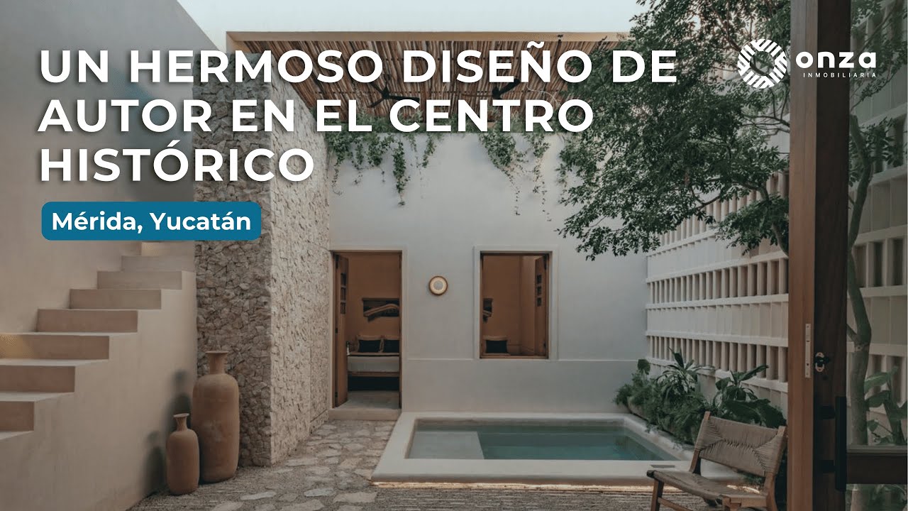 🏡 CASA De Lujo EN VENTA con Diseño de Autor | CENTRO HISTÓRICO DE MÉRIDA