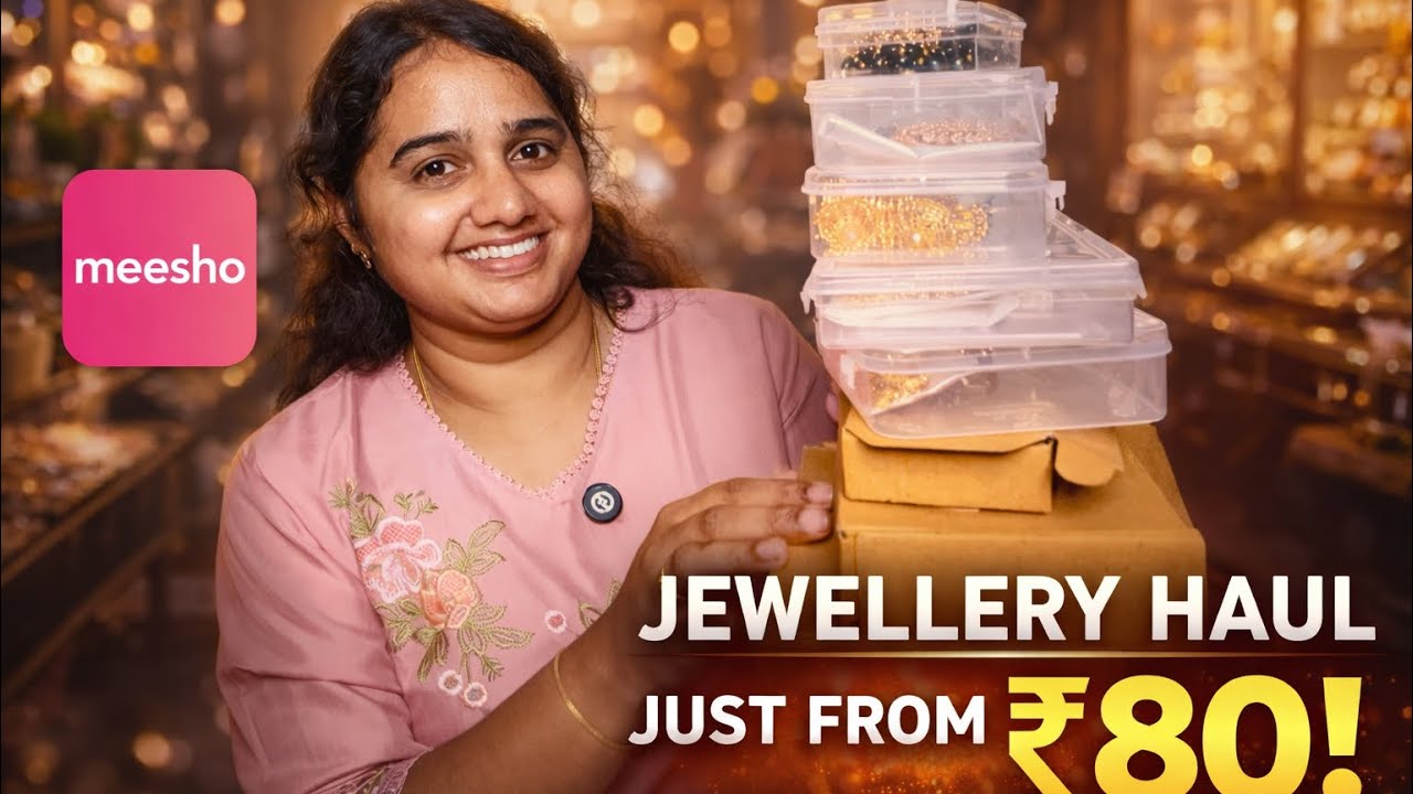 Meesho Jewellery Haul 😍 Everything Starting From ₹80 | Budget Jewellery 