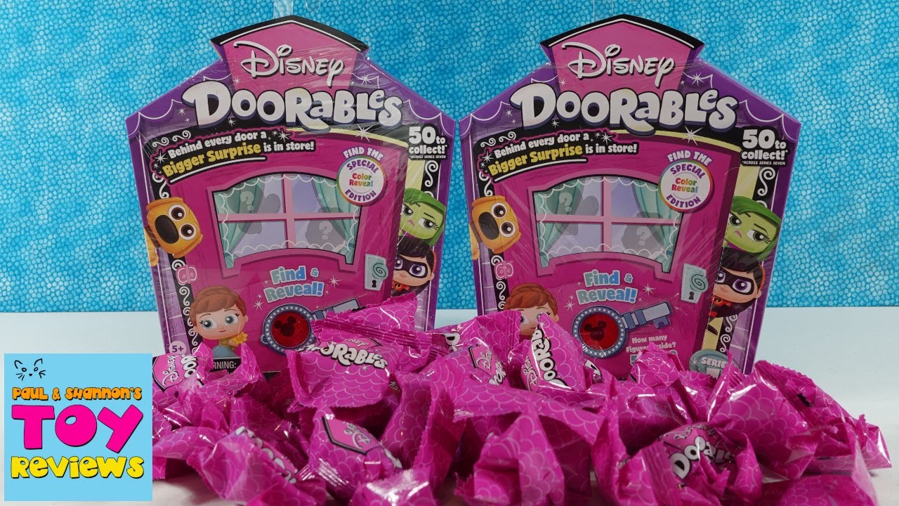 Disney Doorables Series 7 Blind Bag Palooza Unboxing Review | PSToyReviews
