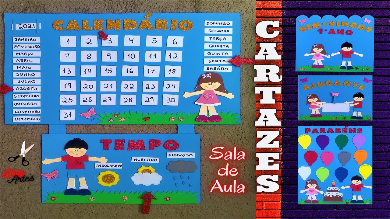 DIY CARTAZES SALA DE AULA / CLASSROOM POSTERS
