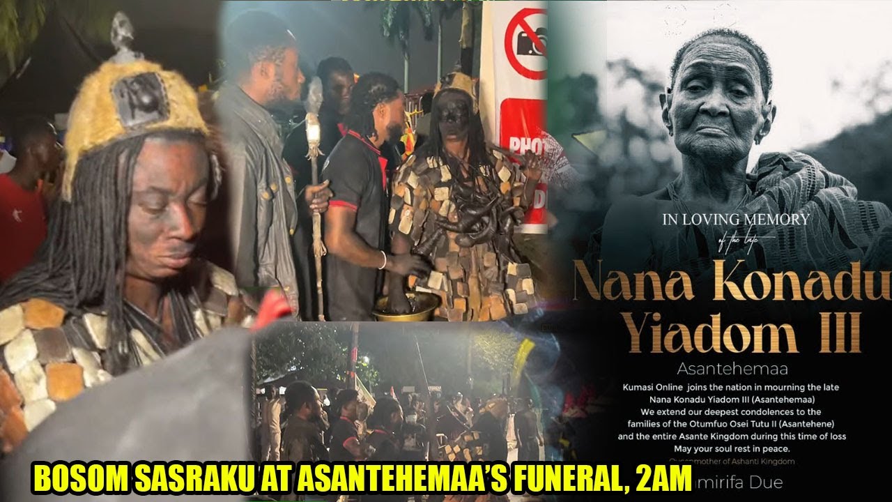 Bosom Sasraku Appear at AsanteHemaa's Funeral, fire 24 gunsh0t, enters where no Suman is allowed