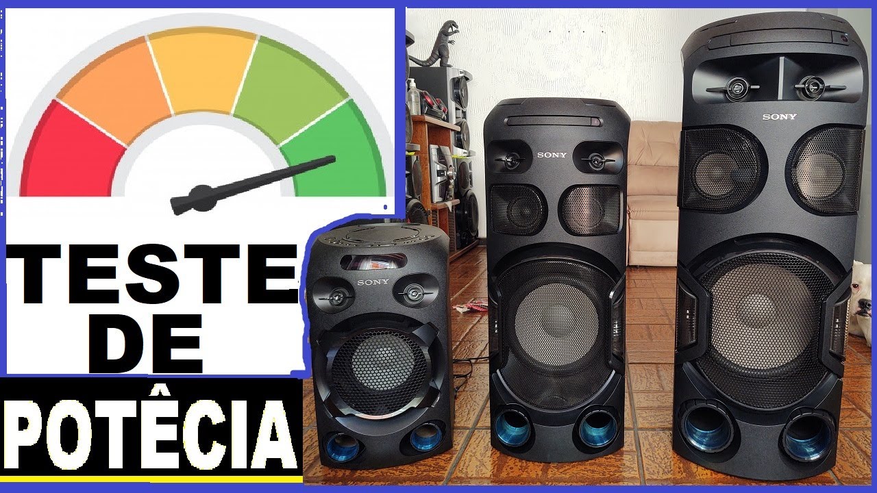 SONY V72D, SONY V42D e SONY V02D TESTE DE PÔTENCIA [Sound-test]
