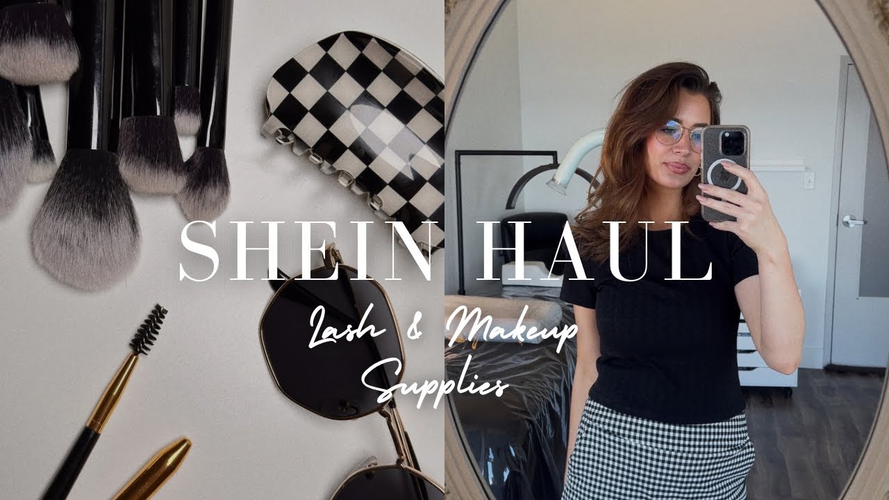 SHEIN HAUL - makeup, lash supplies & accessories