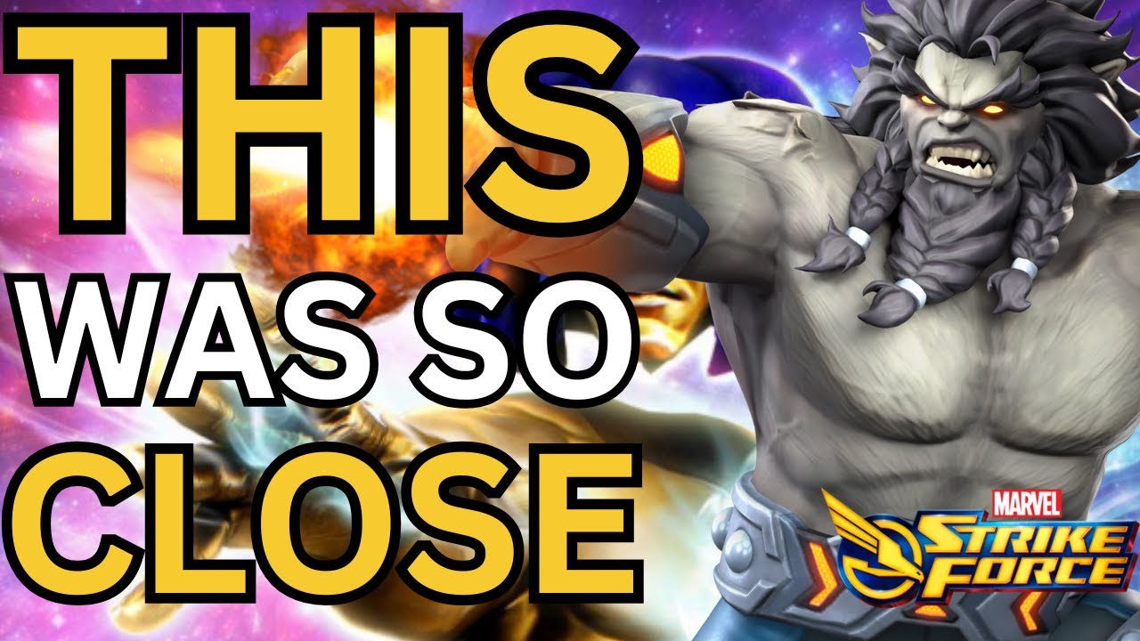 THE UNLUCKIEST CRUCIBLE EVER | COSMIC CRUCIBLE | MARVEL Strike Force | MSF