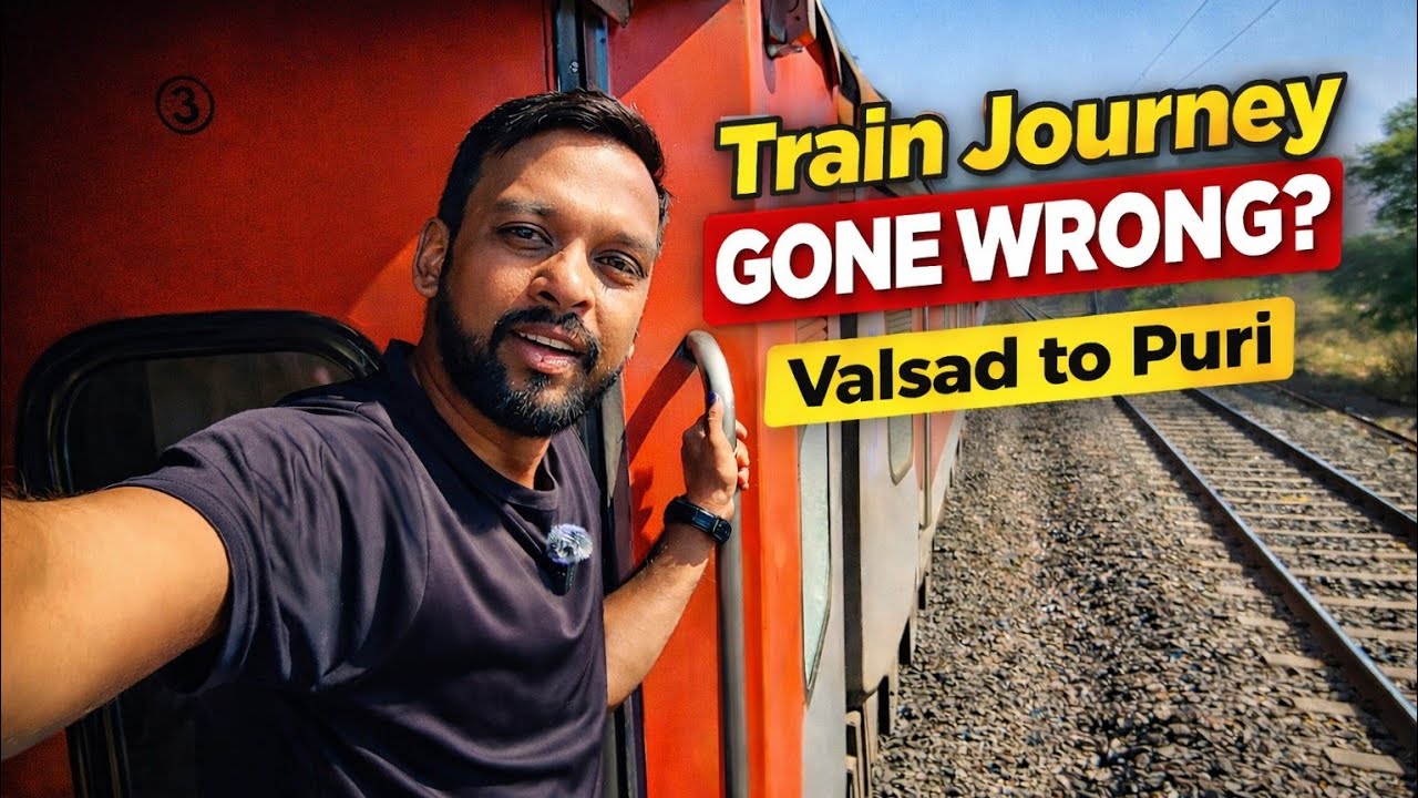 Indian Train Journey Reality 😳 | Valsad to Puri ➡️