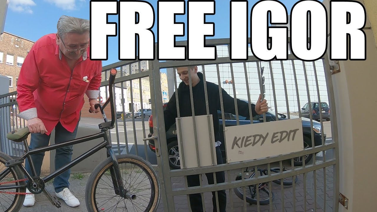 IGOR ZAMKNIĘTY NA SPOCIE czyli Tomasz Knapik ogląda mój bmx