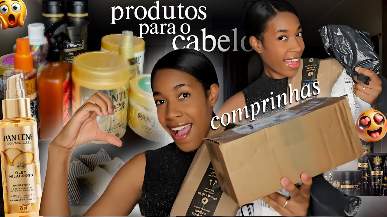 FIZ uma COMPRONA de produtos para o meu cabelo alisado | MAIS de 400 REAIS em PRODUTOS!!!