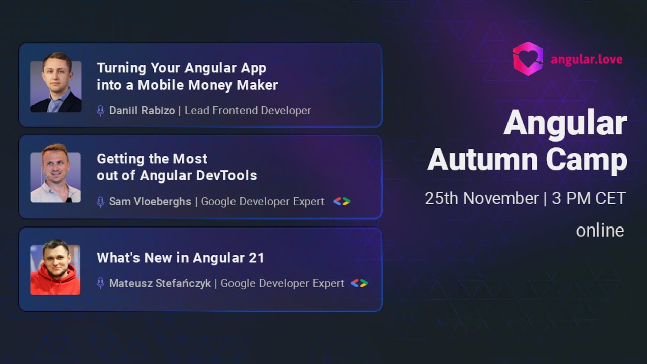 Angular Autumn Camp 2025 edition vol.2