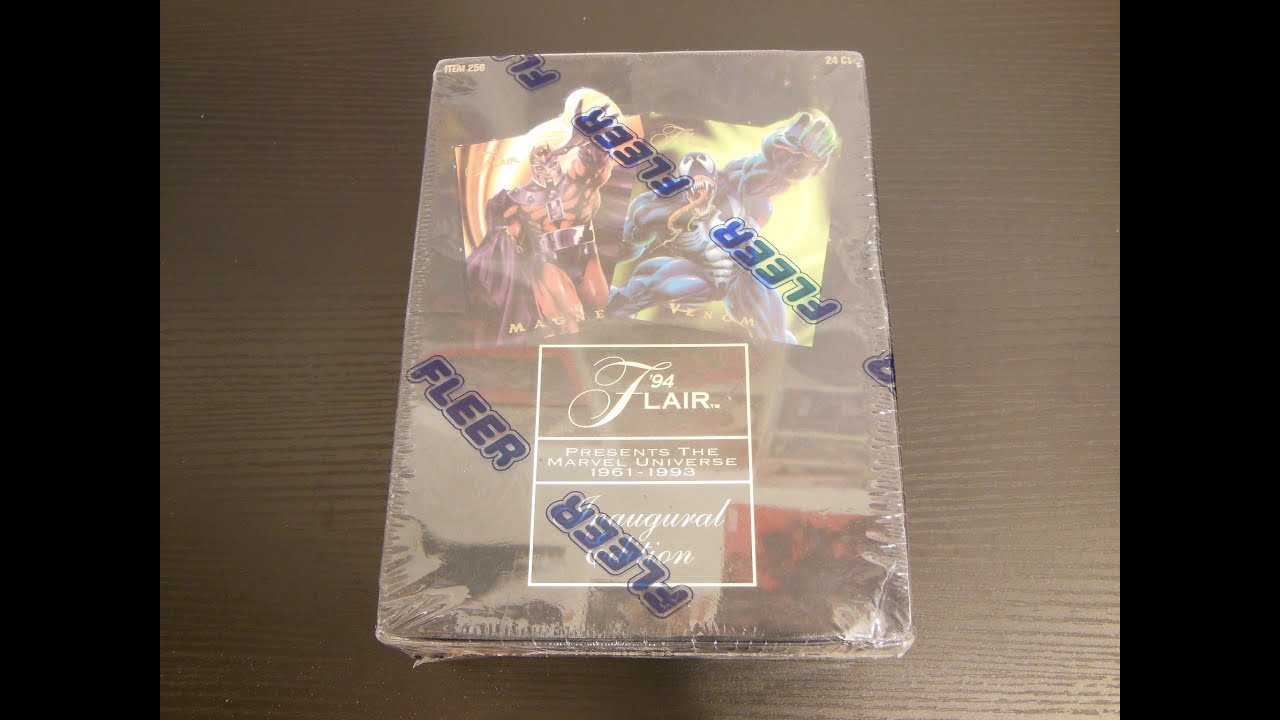 1994 Marvel Flair Inaugural Edition Trading Cards by Fleer Box Break