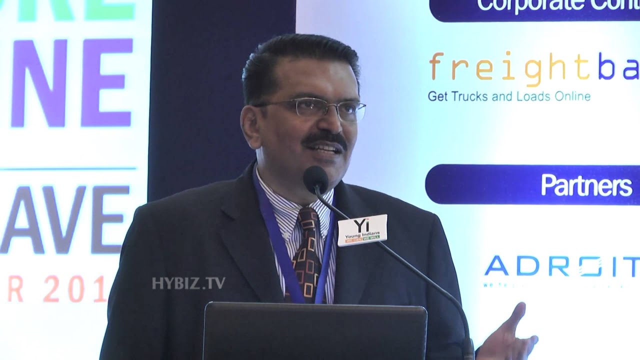 Parthasarathy Chairman of Karvy At Yi Youth Conclave-Hybiz.tv