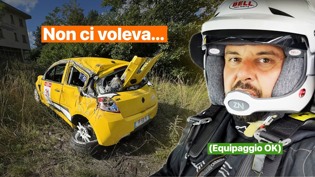 FINISCE LA PROVA 1° DI CLASSE A TESTA IN GIÙ🫣 - Rally Salsomaggiore 2025
