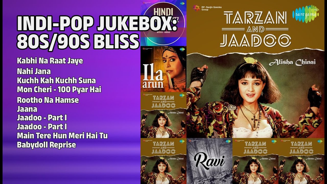 80s/90s Indi-Pop Magic | Alisha Chinai Songs | Kabhi Na Raat Jaye | Nahi Jana