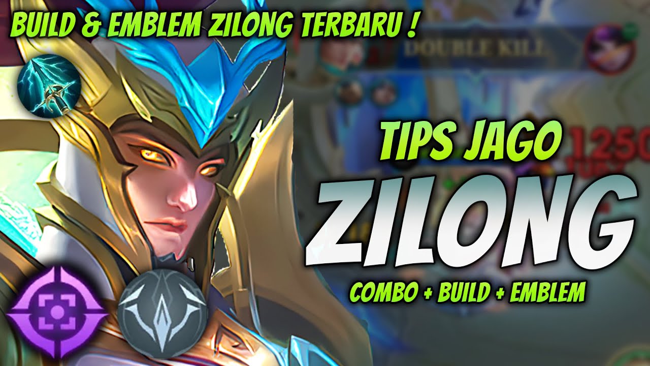 CARA MAIN ZILONG META TERBARU ! BUILD & EMBLEM ZILONG TERSAKIT 2024 ! | ZILONG EXP LANE GAMEPLAY