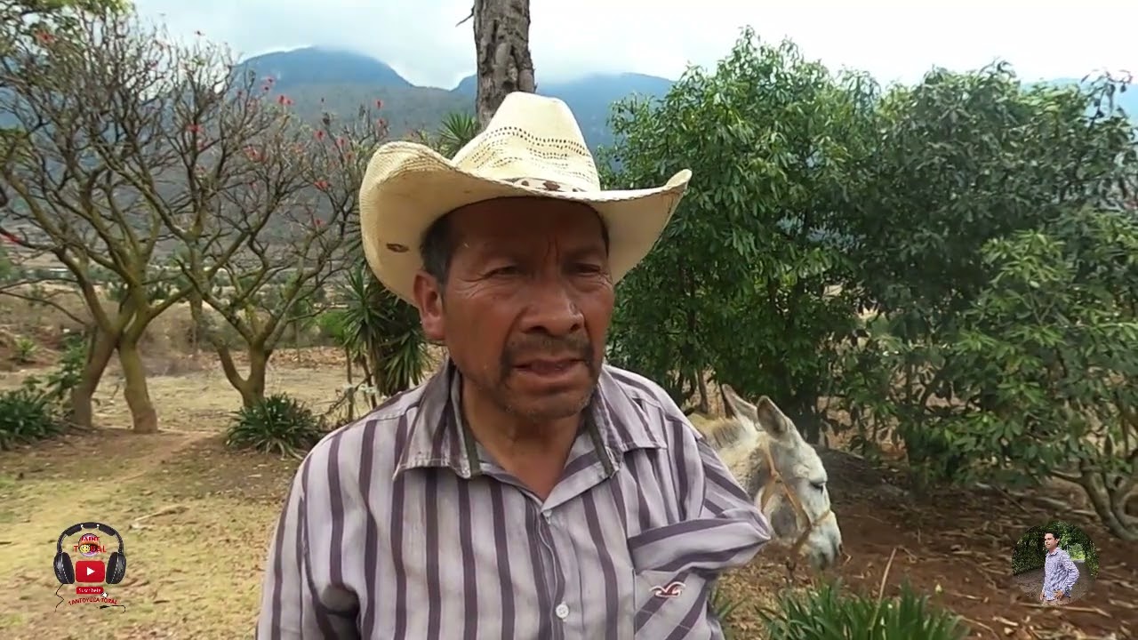 sin un brazo y con ayuda de su burra lucha por sacar adelante su familia