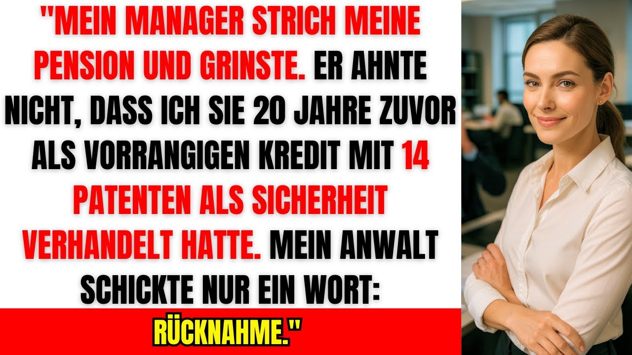Meine Rente war ein ‚akzeptabler Verlust‘ – also nahm ich ihre Milliarden-Patente zurück 💼