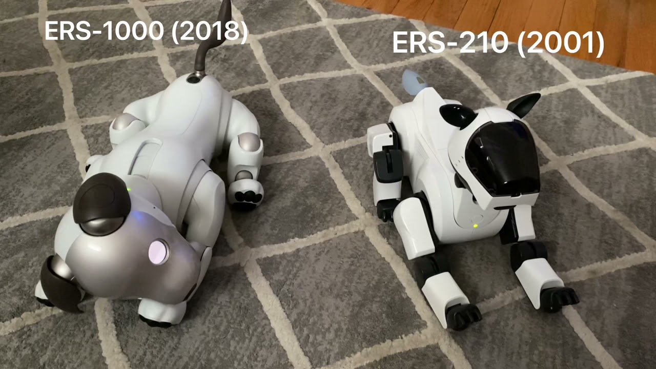 AIBO ERS-1000 vs. ERS-210 - Boot Speed