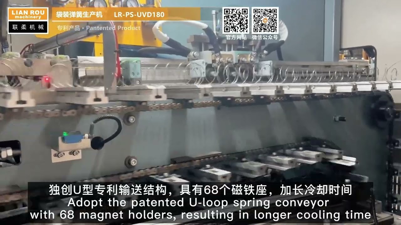 LR PS UVD180 pocket spring machine   mattress machinery   furniture machine   lianrou machinery   po