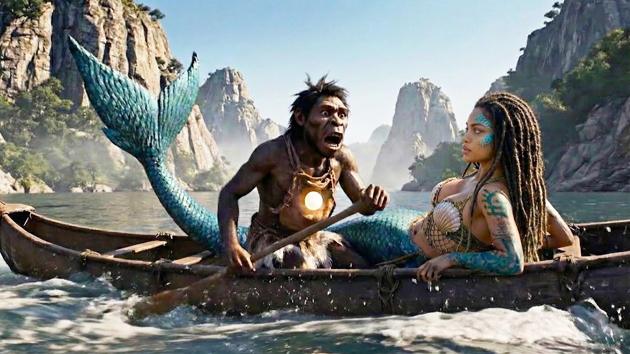 Ancient Survival Journey | Early Human Steals a Sacred Pearl of Mermaids to Save His Family