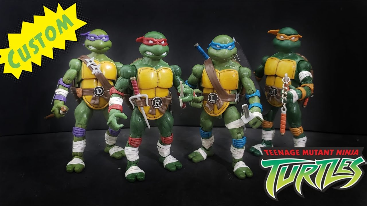 TMNT Tortugas Ninja Custom 1:12 KO (Playmates - Dream EX) (No Neca, No Super 7)